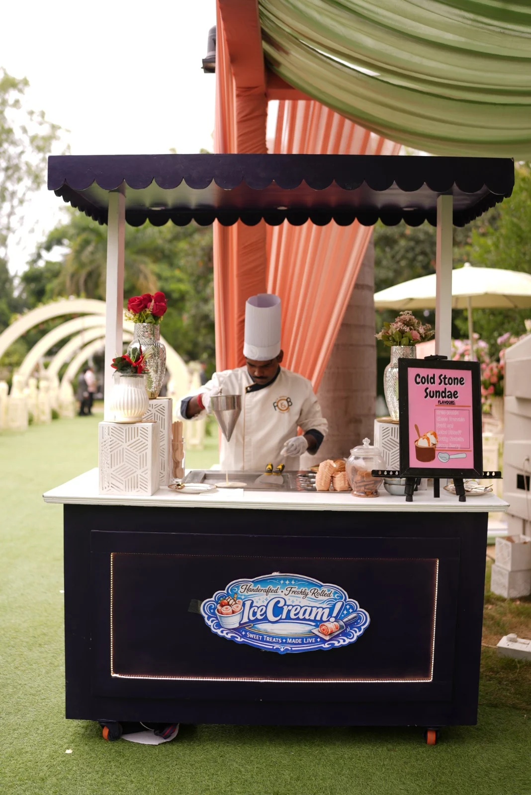 Cold Stone Sundae at a recent SK Nanda F&B event