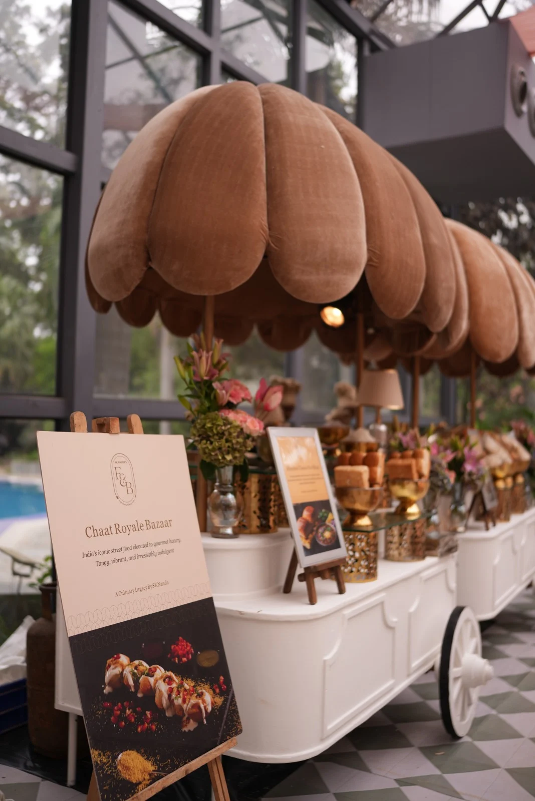 Chaat Royale Bazaar at a recent SK Nanda F&B event
